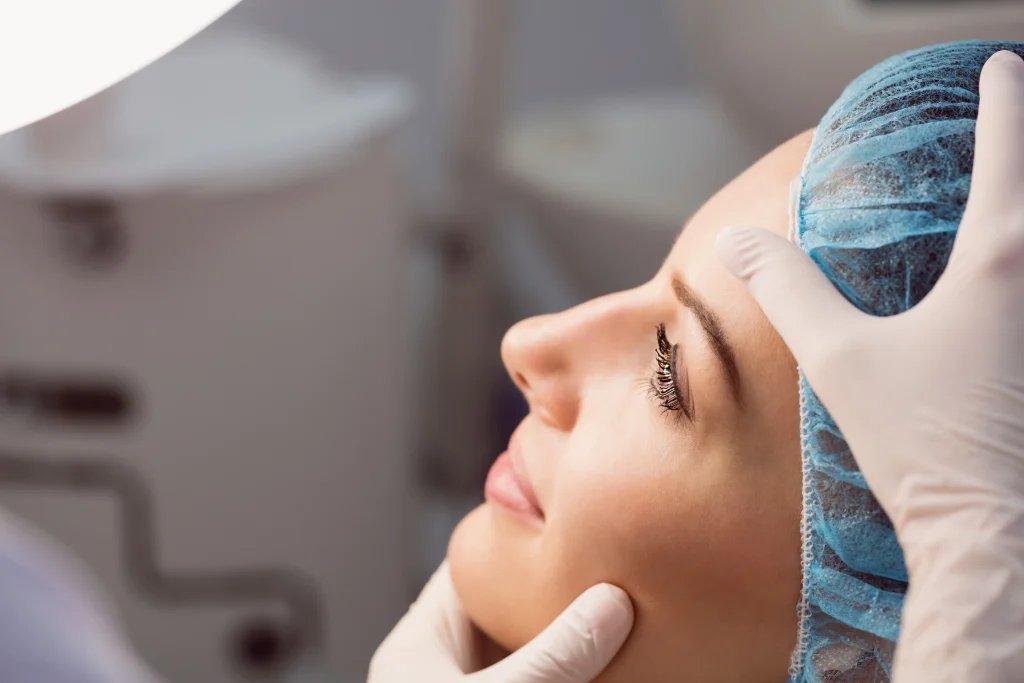 Paciente em preparação para avaliação de LASIK, PRK e cirurgia refrativa